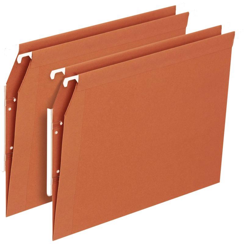 Image de  Paquet de 25 dossiers suspendus en kraft recyclé 230g pour armoire, dos V 