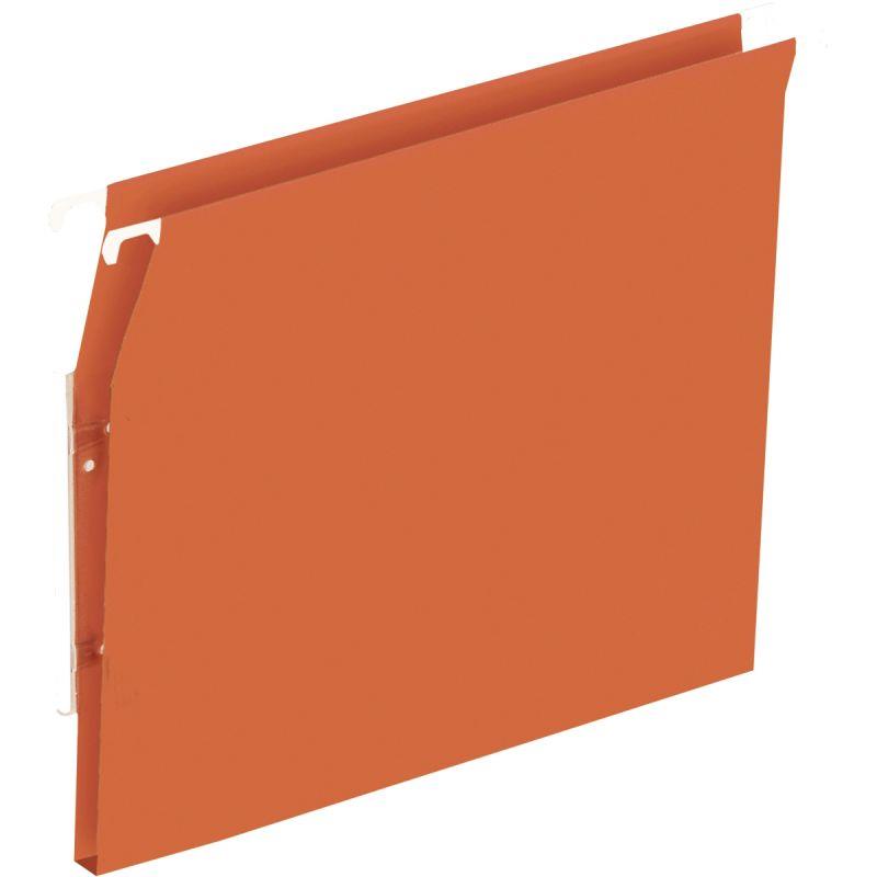 Image de  Paquet de 25 dossiers suspendus en kraft recyclé 230g pour armoire, dos 15 mm 