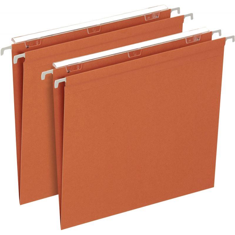 Image de  Paquet de 25 dossiers suspendus en kraft recyclé 230g pour tiroir, dos V 