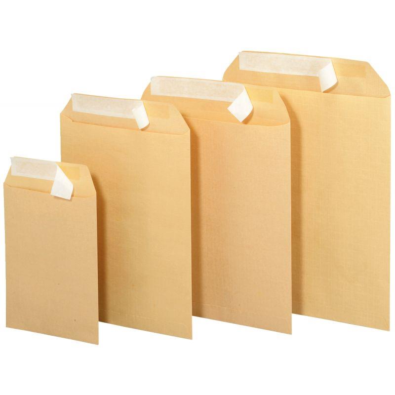 Image de  Boite de 500 pochettes kraft 162x229mm 90g autocollante 