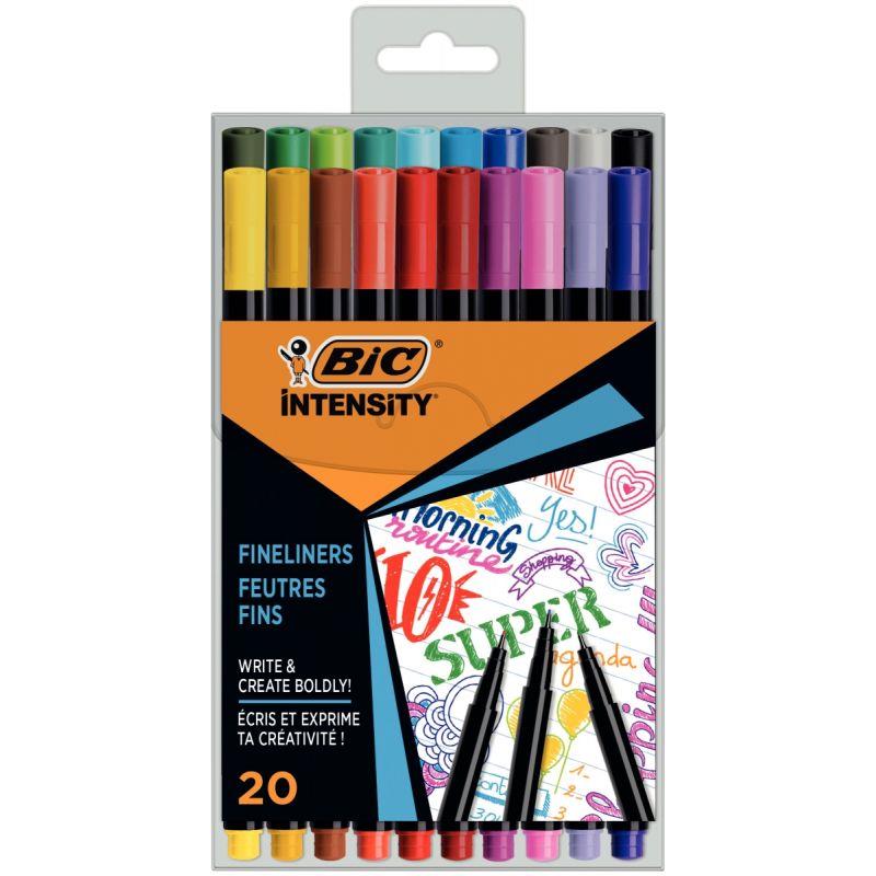 Image de  Pack de 20 feutres Intensity fine assortis 