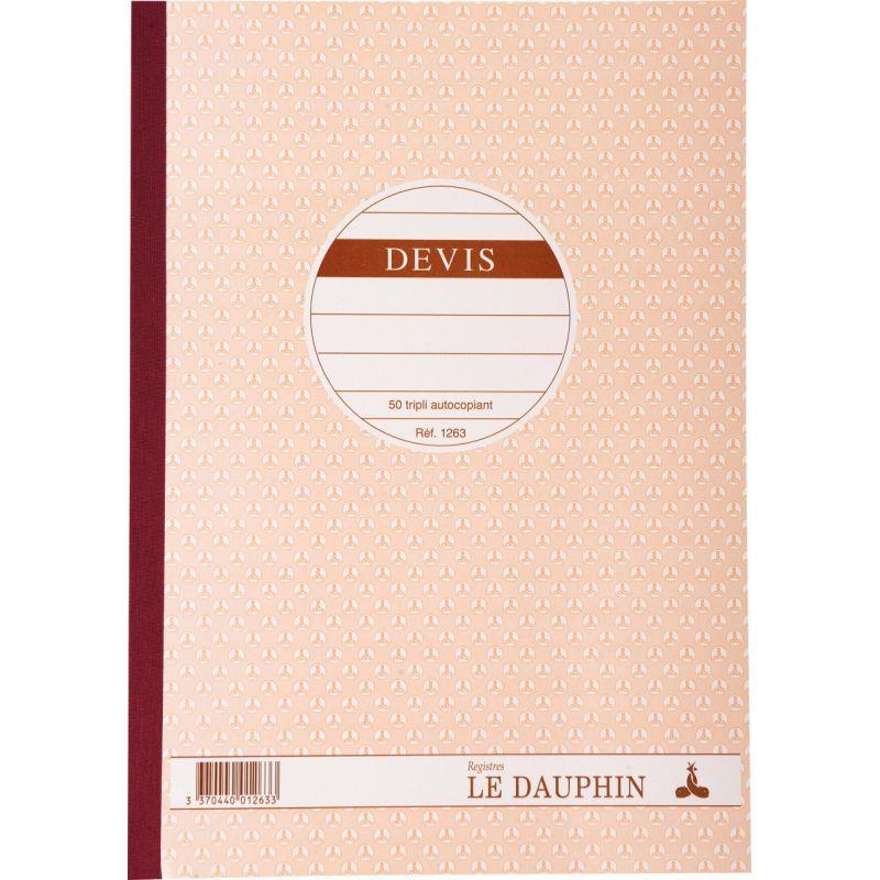 Image de  Manifold Devis NCR format 21 x 29,7 cm 50 triplicatas autocopiants 
