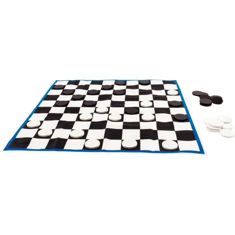 Image de  Jeu de dames XXL en tissu 