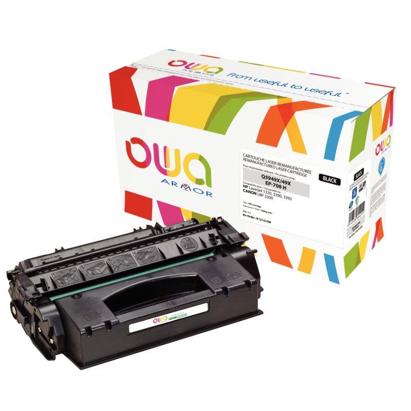 Image de  OWA cartouche laser noire haute capacité remanufacturée compatible HP 49X (Q5949X) 
