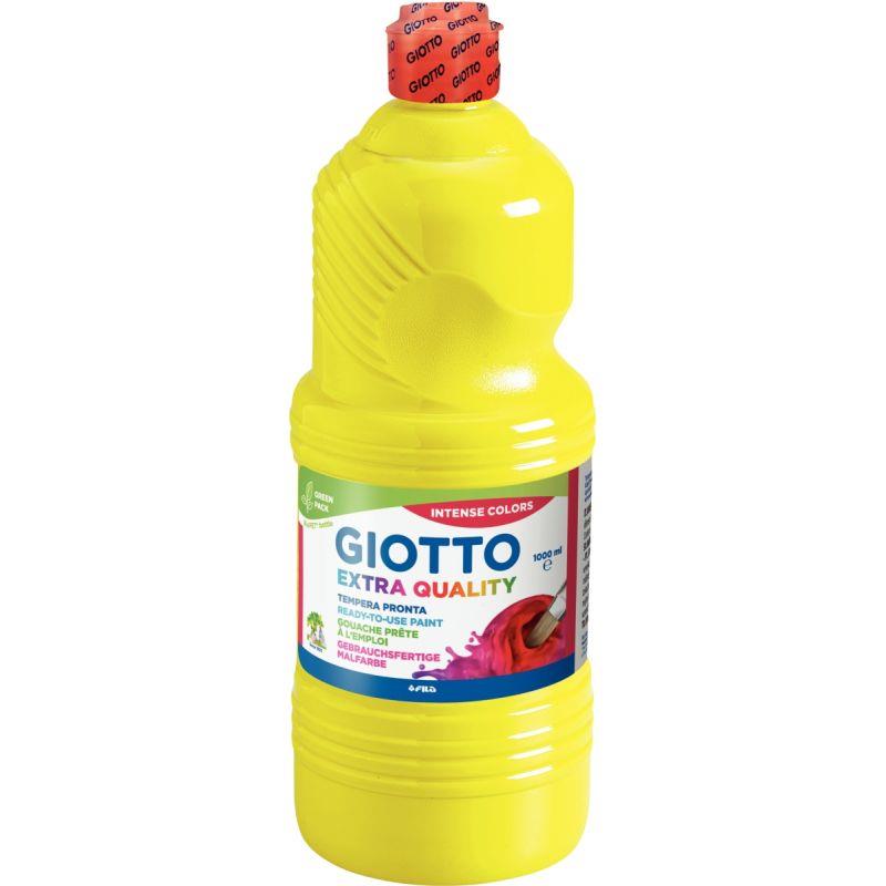 Image de  Flacon de 1L de gouache liquide GIOTTO coloris jaune primaire 