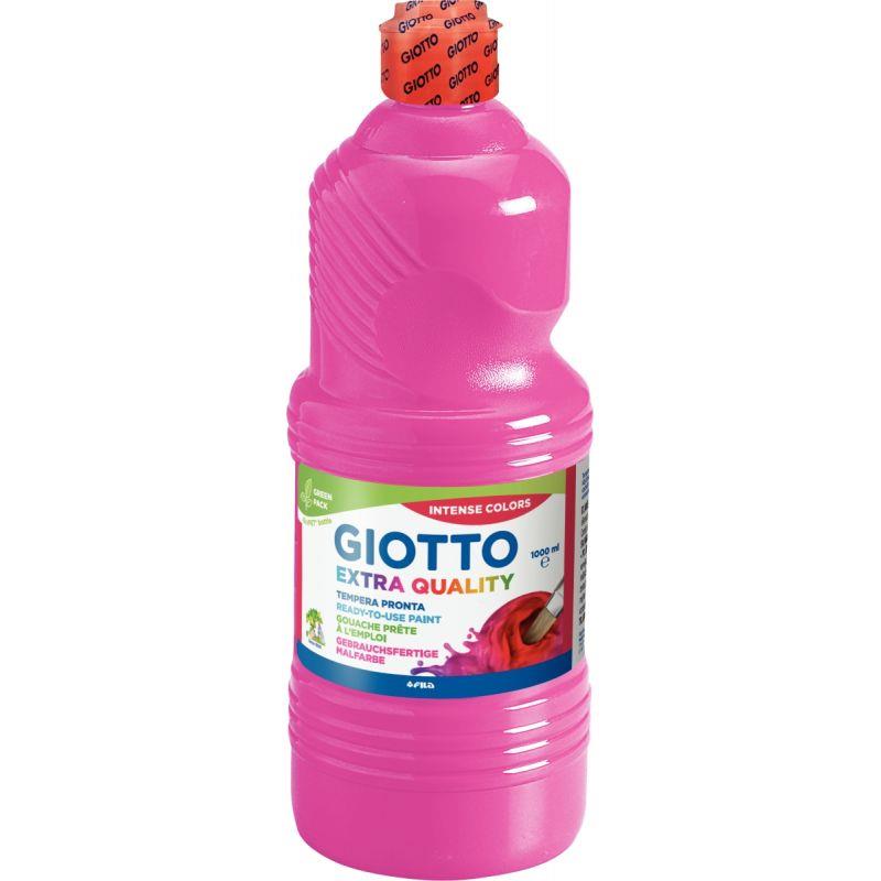 Image de  Flacon de 1L de gouache liquide GIOTTO coloris magenta 