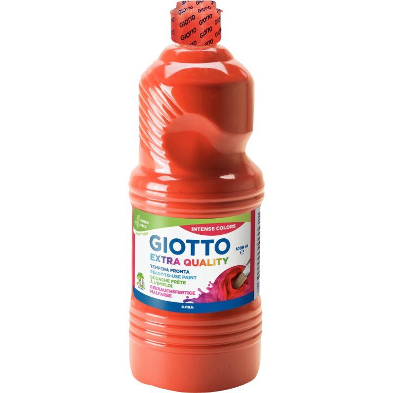Image de  Flacon de 1L de gouache liquide GIOTTO coloris rouge écarlate 