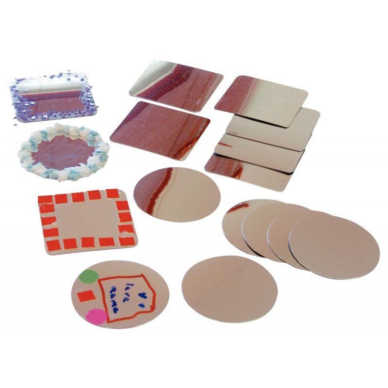 Image de  Lot de 16 miroirs incassables 