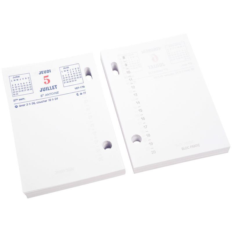 Image de  Bloc éphémeride 372 feuillets date à gauche 