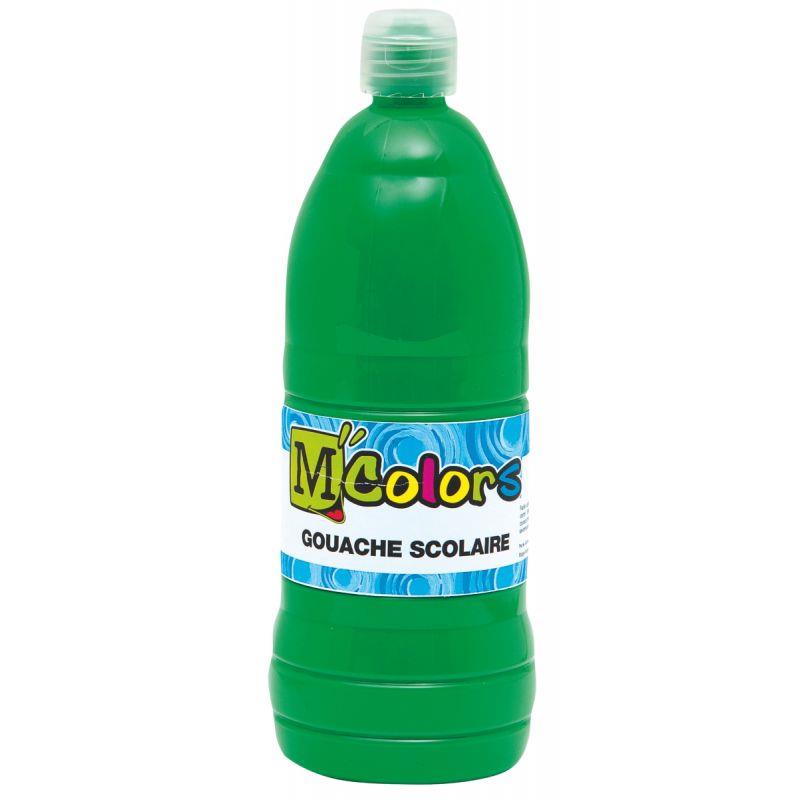 Image de  Flacon de 1 L de gouache liquide coloris vert 
