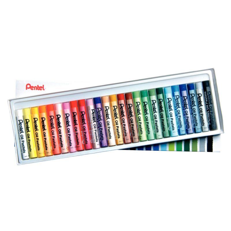 Image de  Boîte de 25 pastels huile PHN assorties 