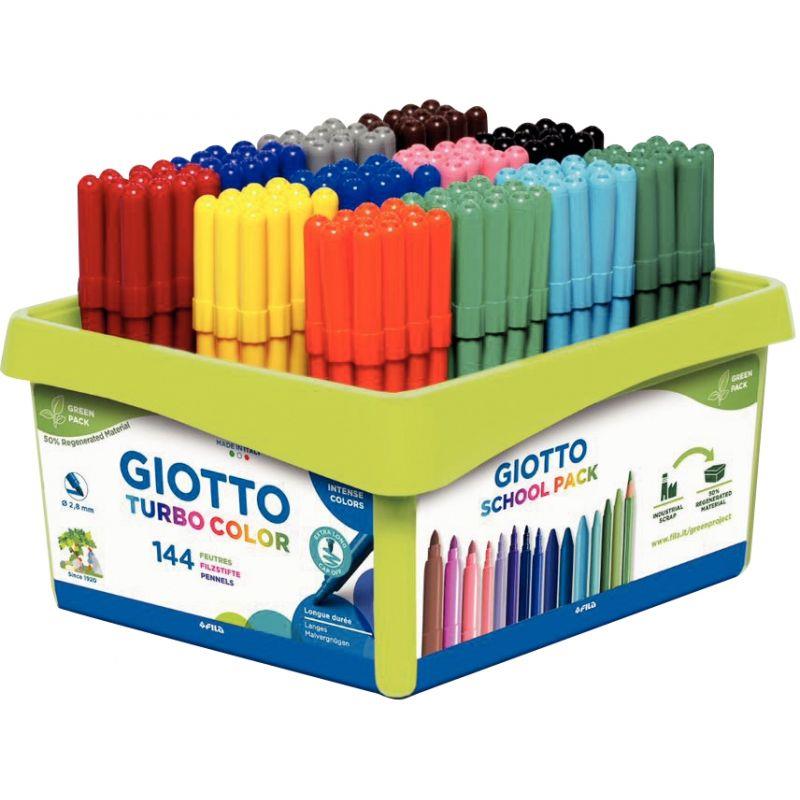 Image de  Classapack de 144 feutres Turbo Color assortis 