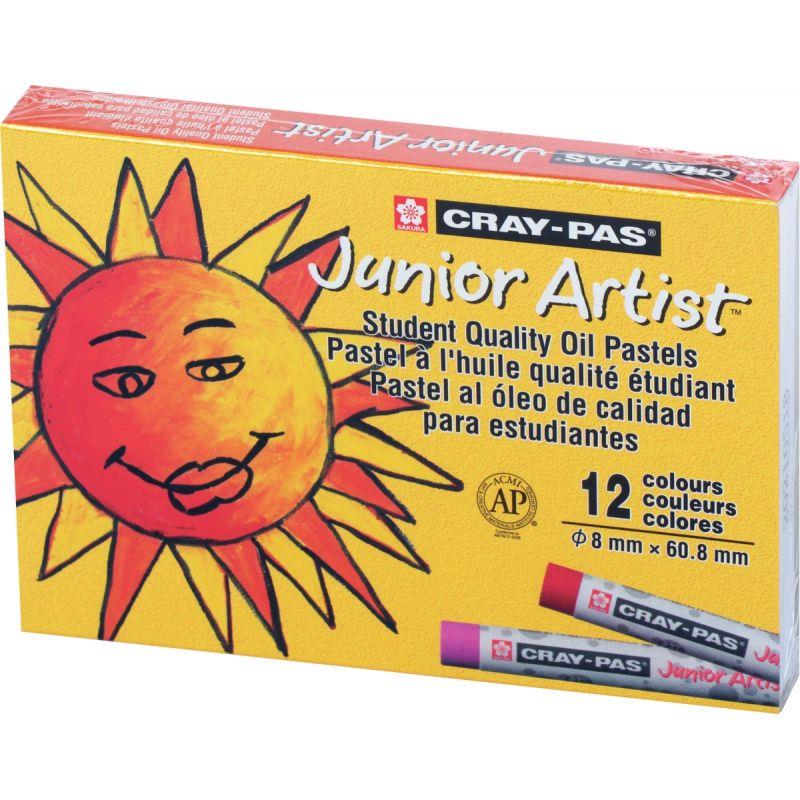 Image de  Boîte de 12 pastels à l''huile Cray-Pas assorties 