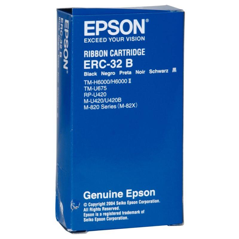 Image de  Epson S015371 - ERC32.B cassette noire authentique 