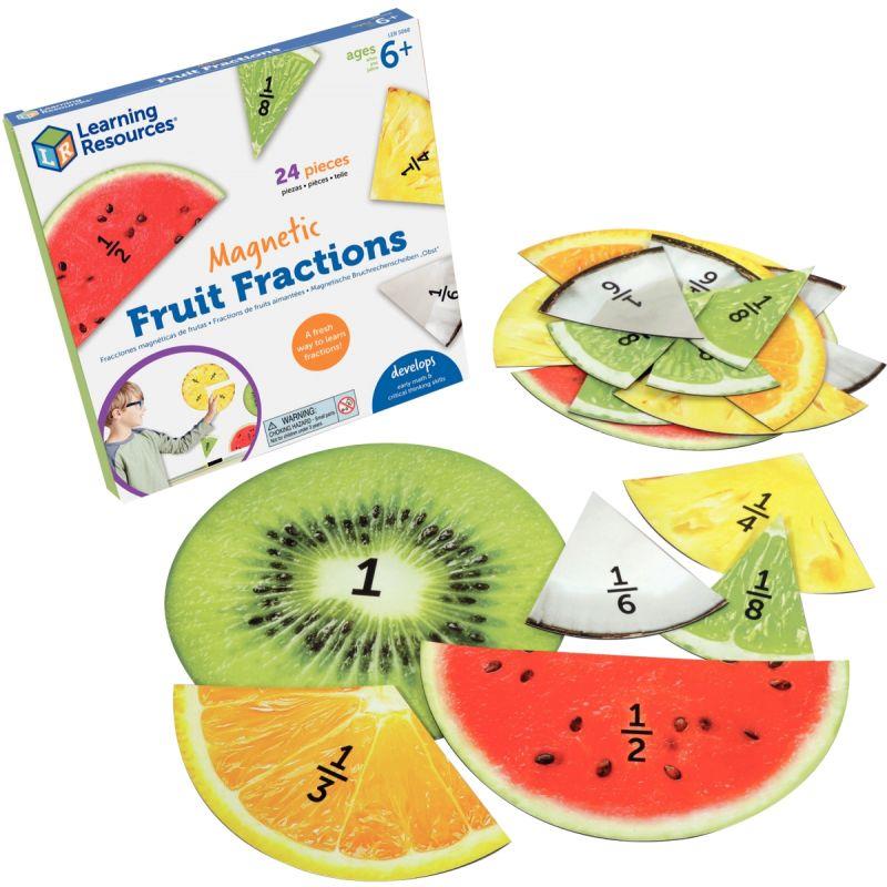Image de  Les 6 fruits en fraction 