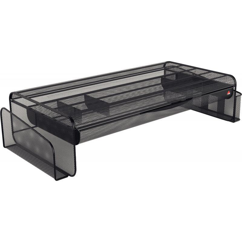 Image de  Support écran et organisateur ergonomique mesh noir 