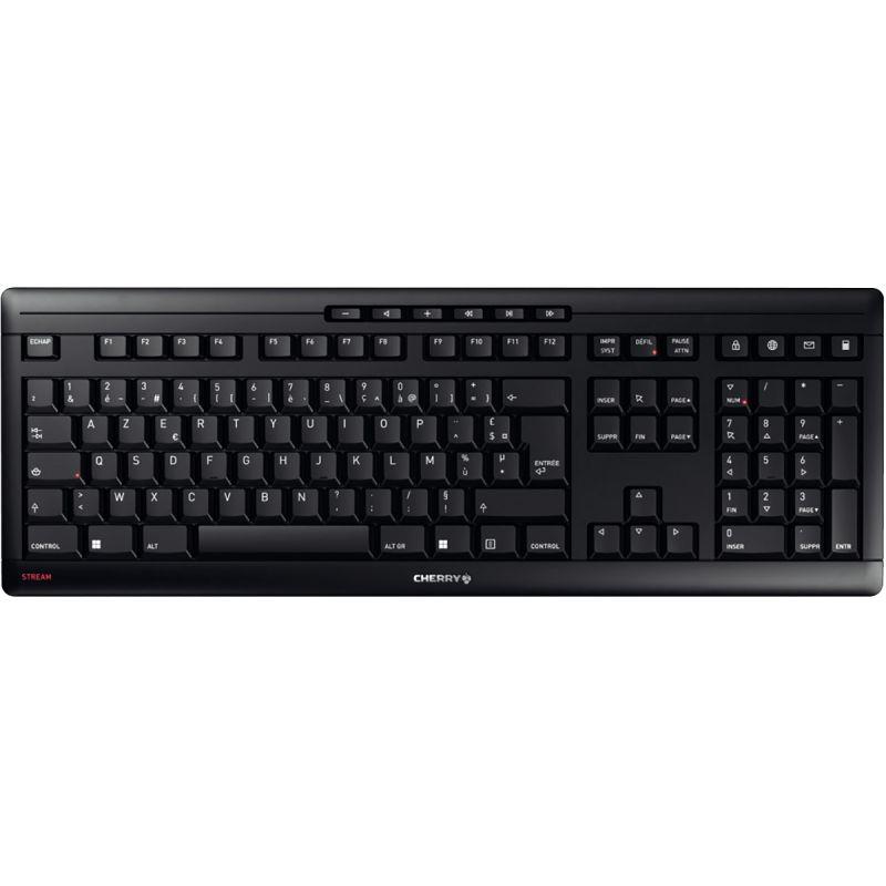 Image de  Clavier sans fil Cherry stream noir 
