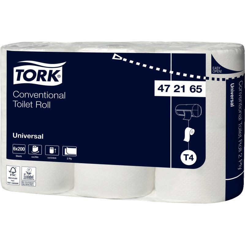Image de  Lot de 6 rouleaux papier hygiènique Universal 2 plis 