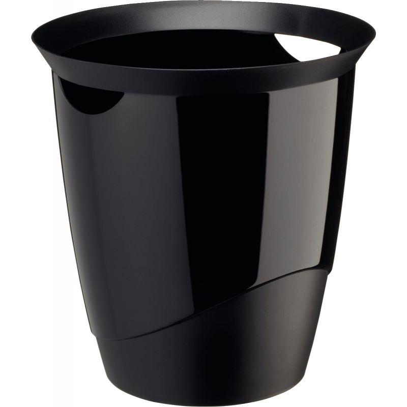 Image de  Corbeille à papier TREND 16L noire 