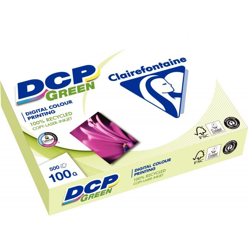 Image de  Ramette de 500 feuilles format A4 100 grammes blanc DCP GREEN 