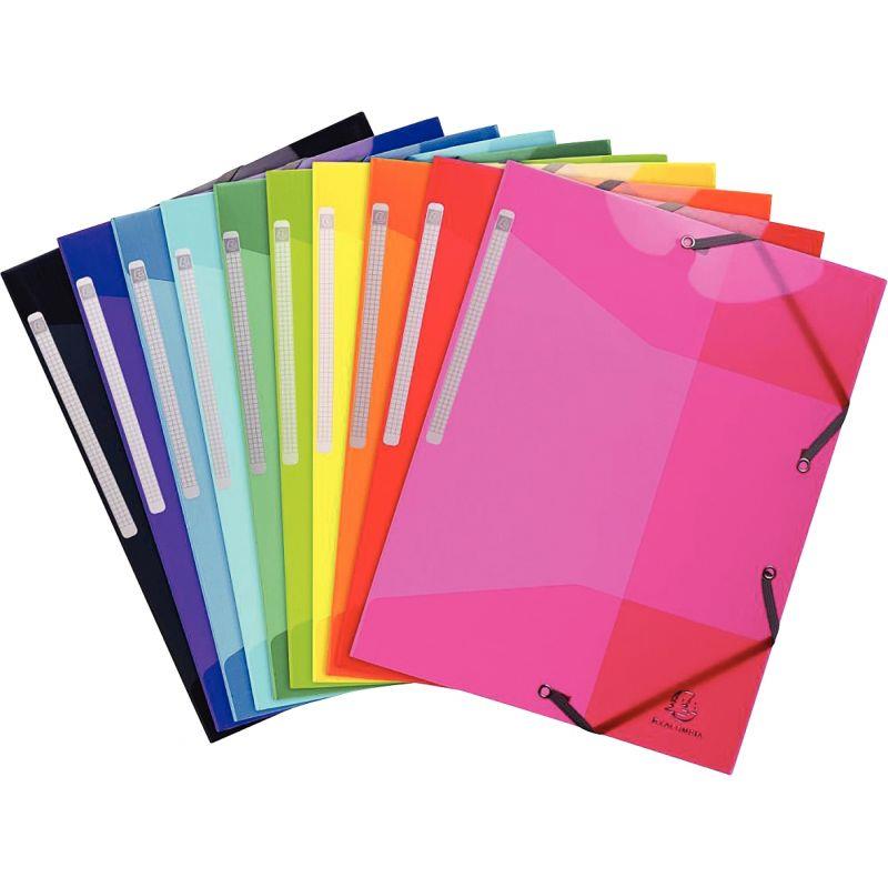 Image de  Chemise 3 rabats à élastiques IDERAMA PP, coloris assortis 