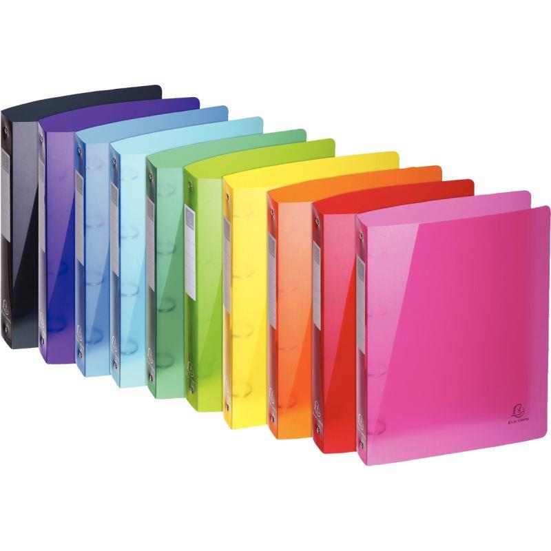 Image de  Classeur 4 anneaux en polypropylène IDERAMA, format A4+, dos 4 cm, coloris assortis 