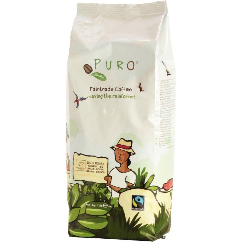 Image de  Paquet de 1kg café grain PURO bio 