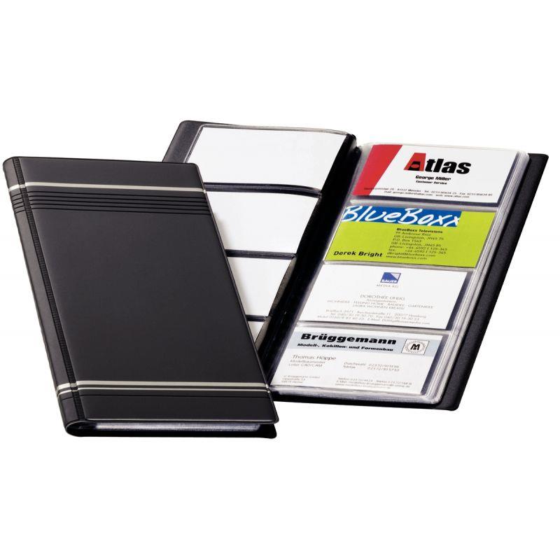 Image de  Porte cartes de visite 96 cartes VISIFIX gris 