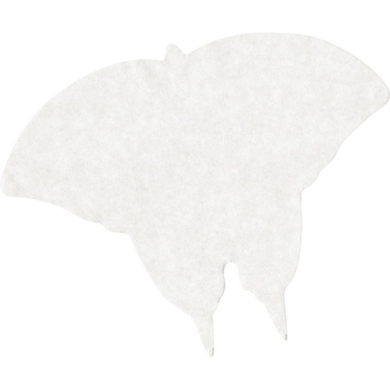 Image de  Sachet de 48 papillons en papier diffuseur blanc format 23 x 18 cm 