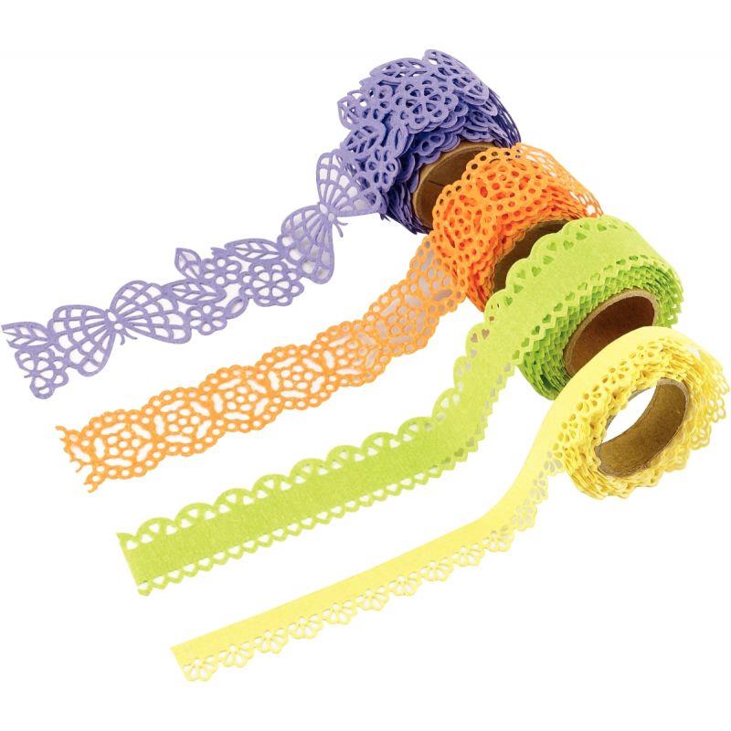 Image de  Lot de 4 rouleaux de ruban papier adhésif thème  papillon 
