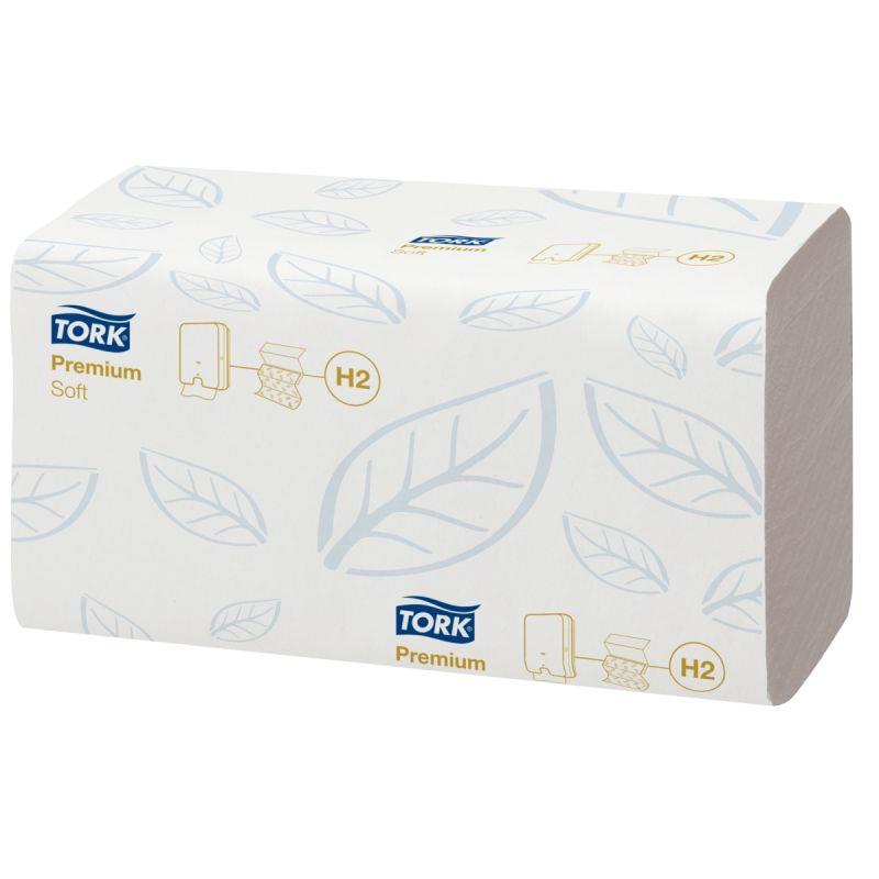 Image de  Carton de 3150 essuie-mains H2 pliage Z blanc 