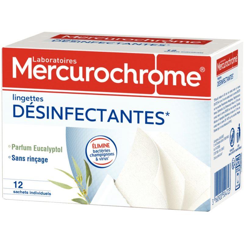 Image de  Boite de 12 lingettes désinfactantes 