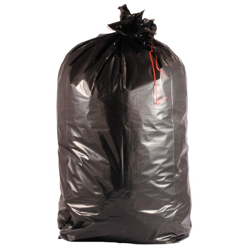 Image de  Carton de 200 sacs poubelle déchets lourds 110L 