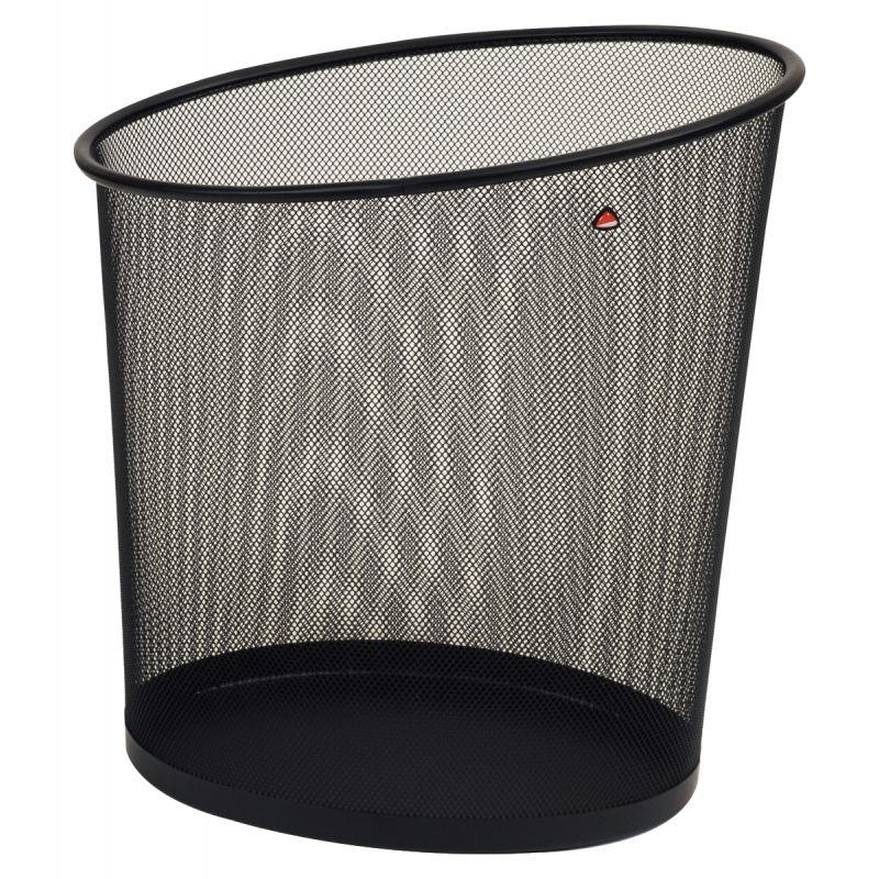 Image de  Corbeille à papier MESH 17L en métal noire 