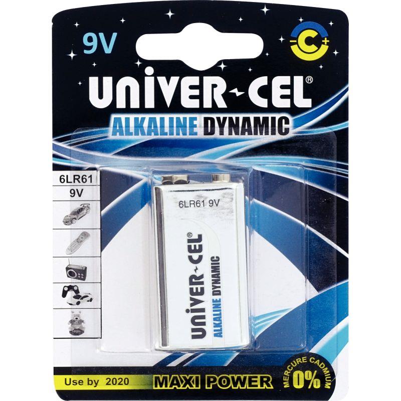 Image de  Blister 1 pile 9V 6LR61 UNIVERCEL 
