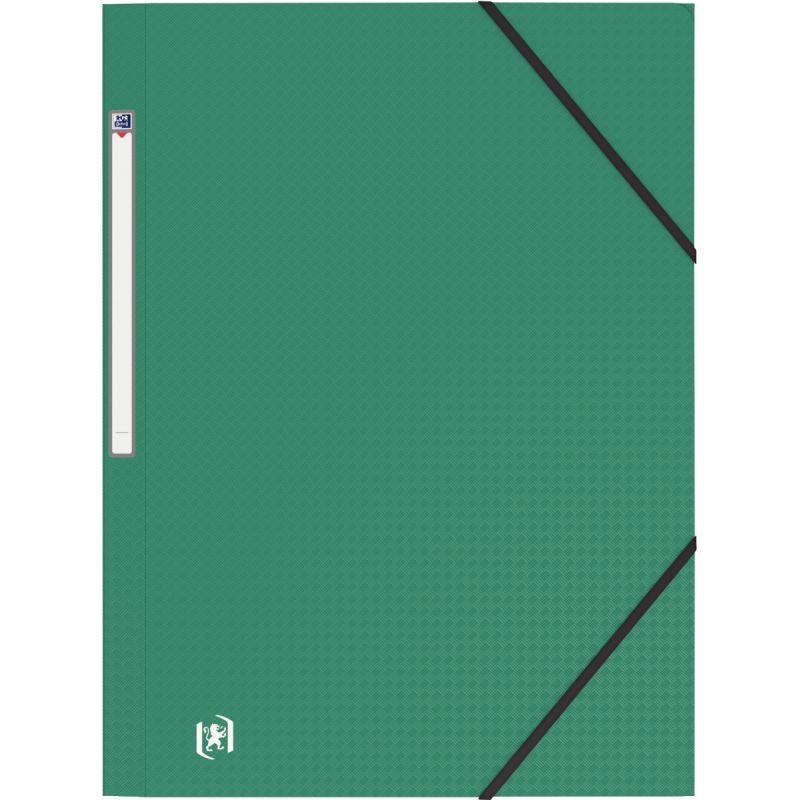 Image de  Chemise 3 rabats à élastiques MEMPHIS en polypropylène opaque 5/10ème, coloris vert 