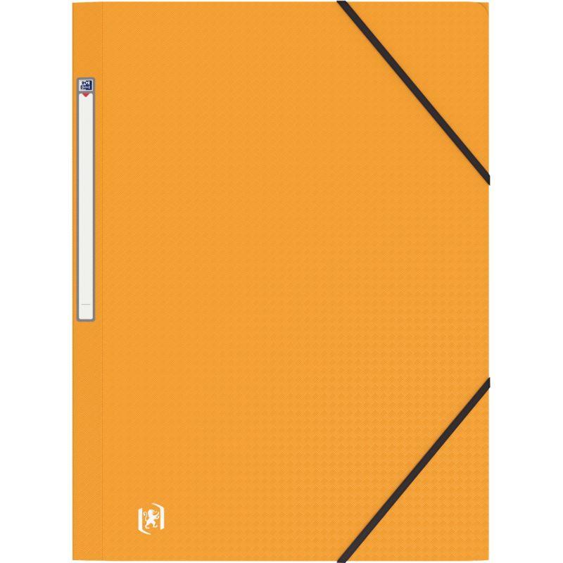 Image de  Chemise 3 rabats à élastiques MEMPHIS en polypropylène opaque 5/10ème, coloris jaune 
