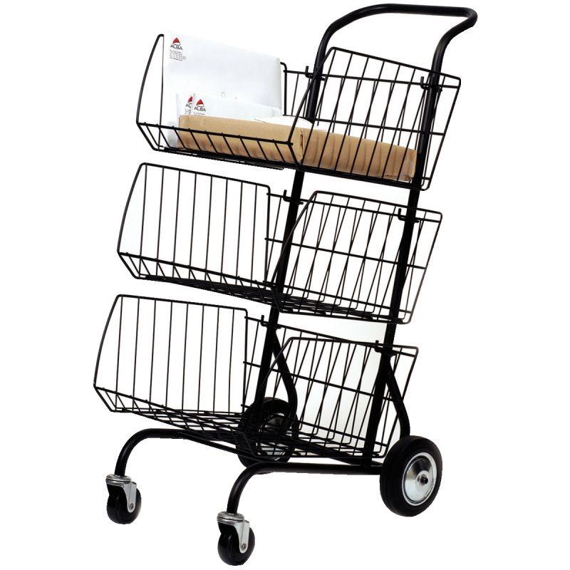 Image de  Chariot à courrier 3 corbeilles 