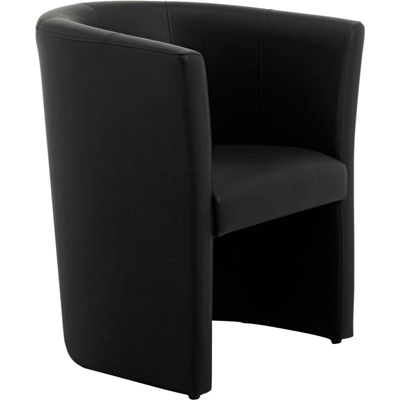 Image de  Chauffeuse club noir 