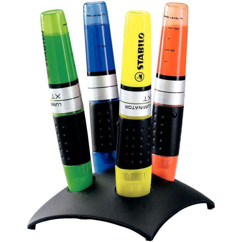 Image de  Set de 4 surligneurs Luminator assortis 