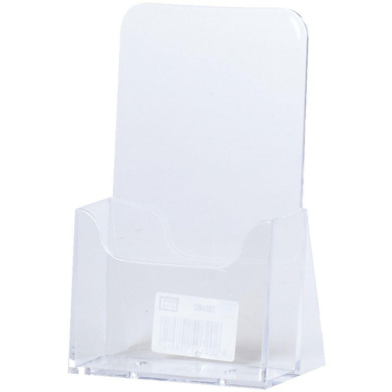Image de  Porte-brochures vertical 1 compartiment 1/3 de 210x297mm transparent 
