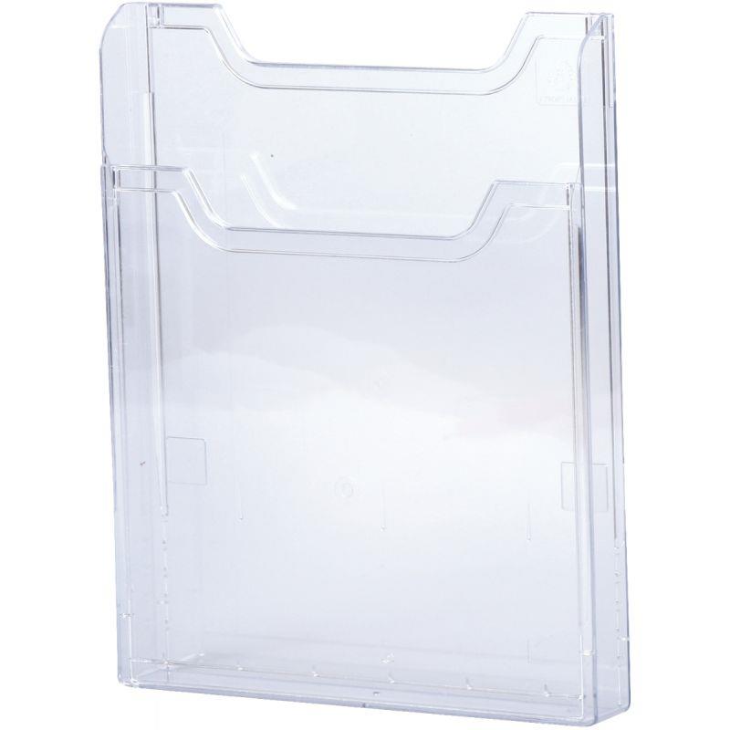 Image de  Porte-brochures vertical dos plat 1 compartiment 148x210mm 