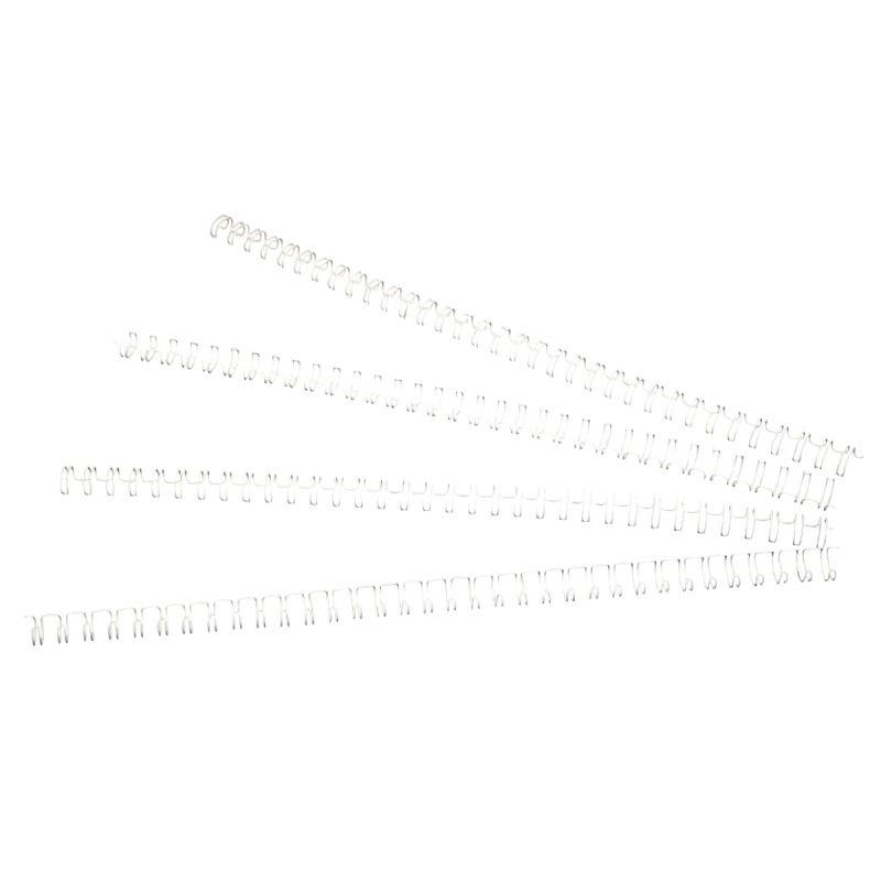 Image de  Boîte de 100 anneaux à relier en métal diamètre 6mm blanc 