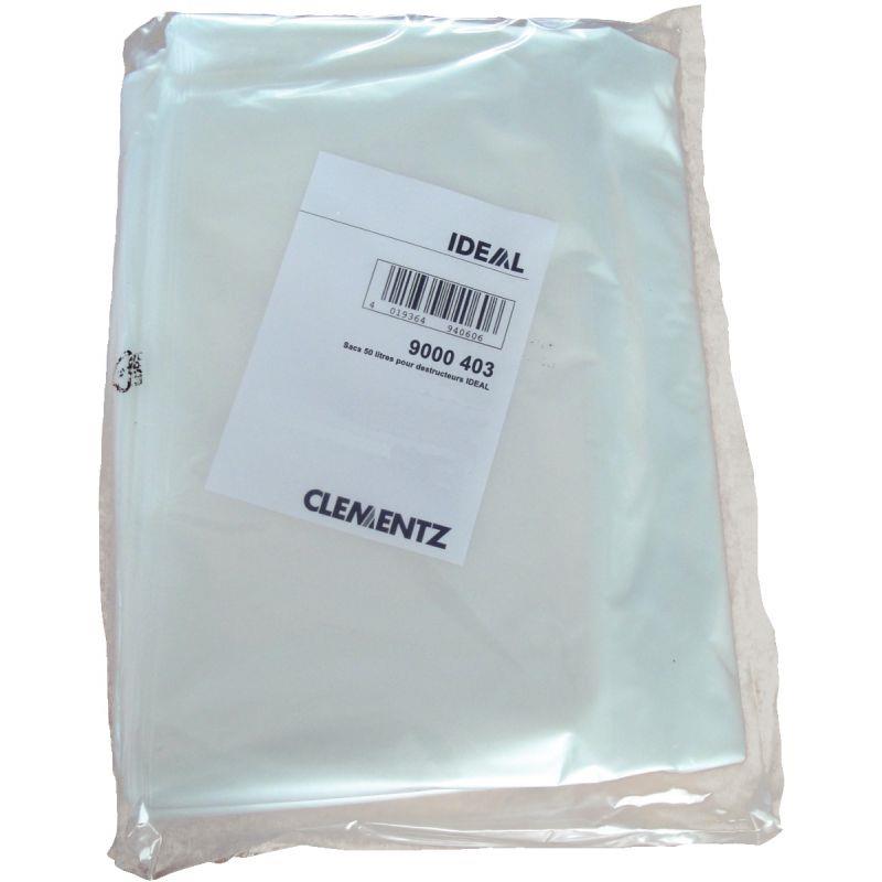 Image de  Carton de 100 sacs 50 litres pour destructeurs 
