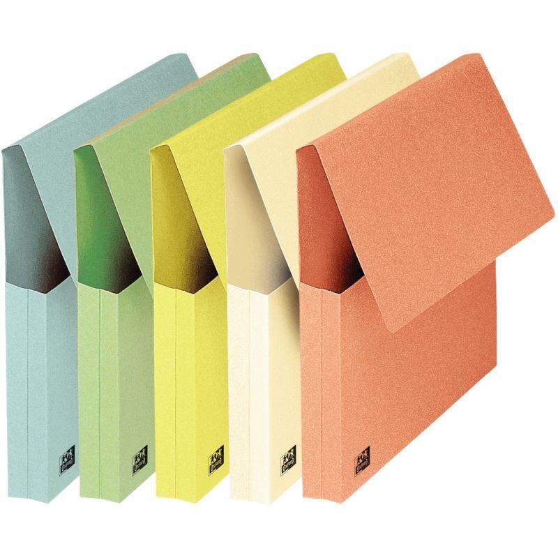 Image de  Paquet de 10 pochettes VIP à rabat, format 24x32 cm, coloris pastel assortis 