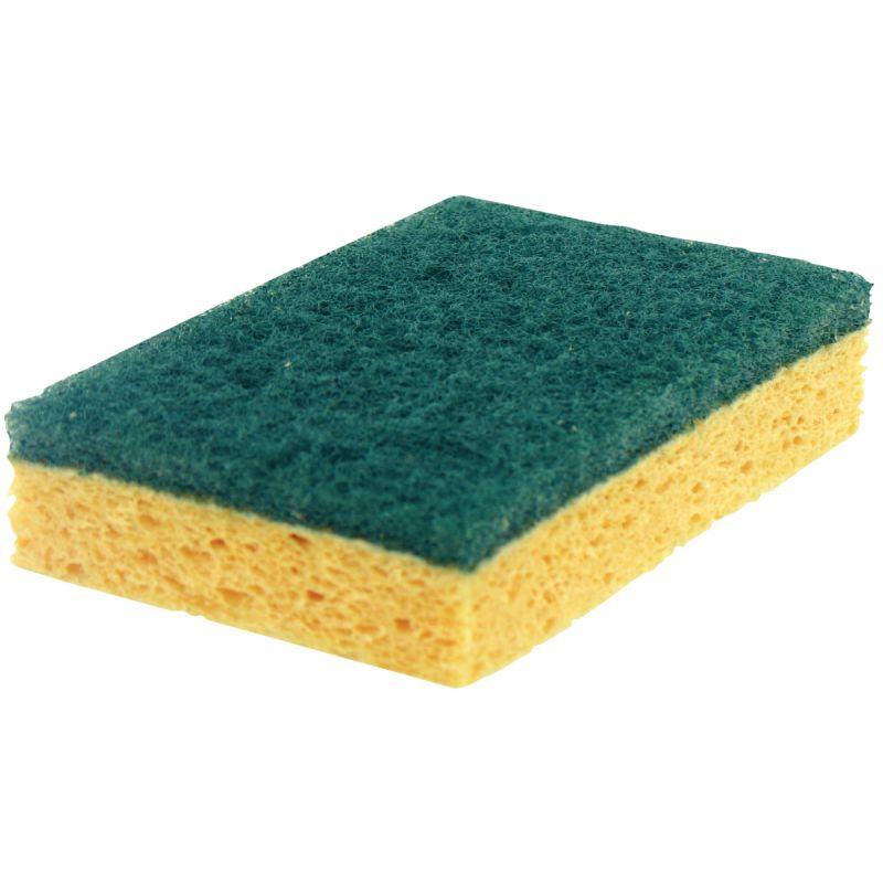 Image de  Lot de 2 éponges avec abrasif vert 
