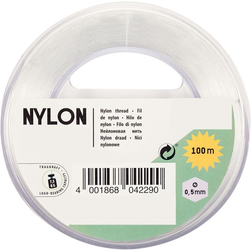 Image de  Bobine de 100 m de fil nylon diamètre 0,50 mm 