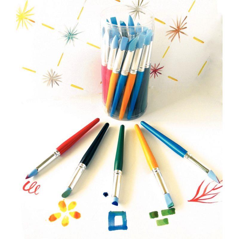 Image de  Pot de 30 sculpteurs 5 pointes assorties 