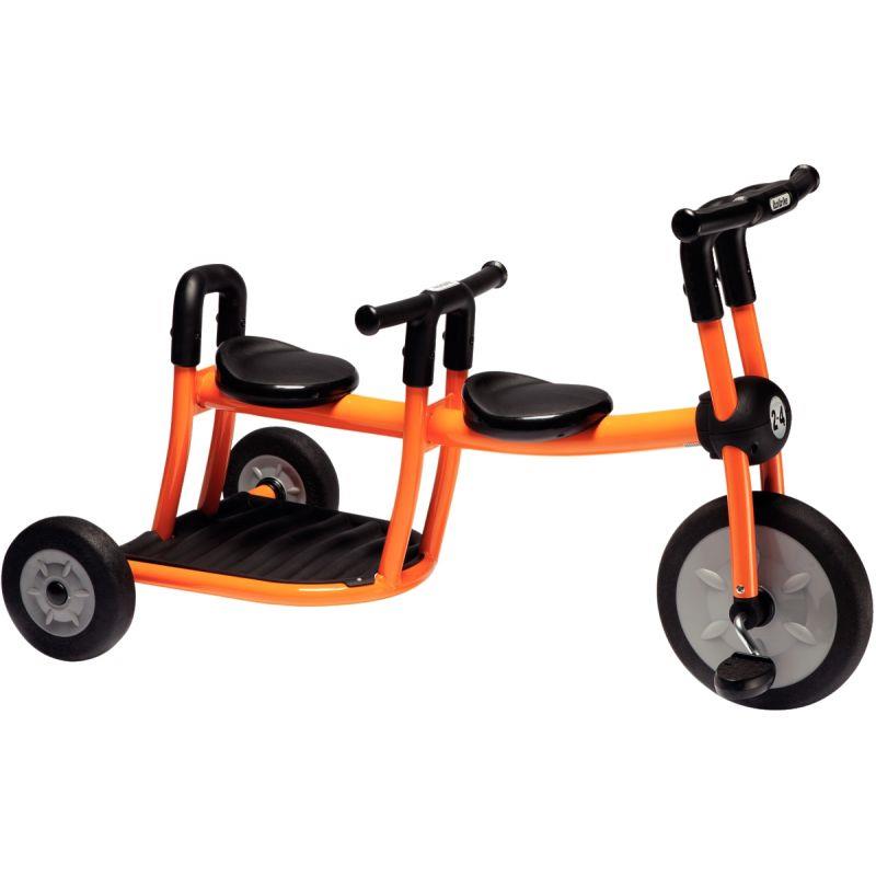 Image de  Bi-tricycle 2/4ans 2 places orange 