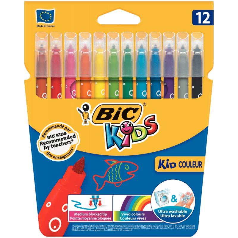 Image de  Étui de 12 feutres Kid couleur assortis 